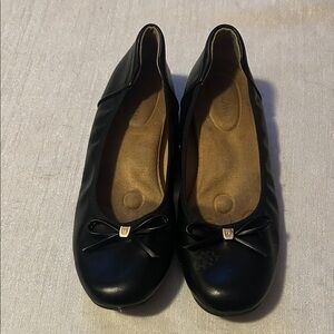 MUMUWU Elegant Black Ballet Flats